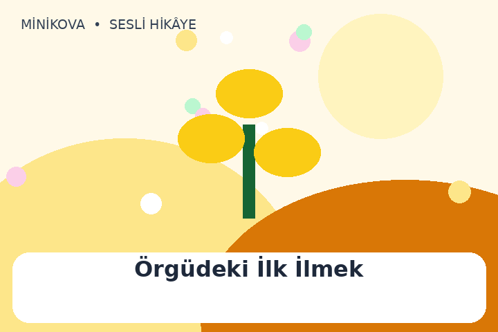 Örgüdeki İlk İlmek için renkli, sabır temalı çocuk hikâyesi kapak görseli
